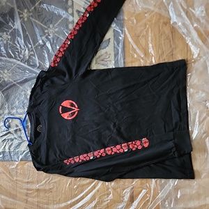 Borderlands 3 T-Shirt Size Small Grenades Rose Stencil Double Sided long sleeve